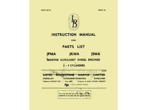 JP, JS & JK Marine Auxiliary Manual