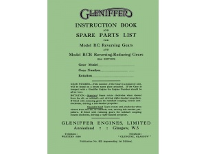 RC & RCR Gearbox parts & instruction manual