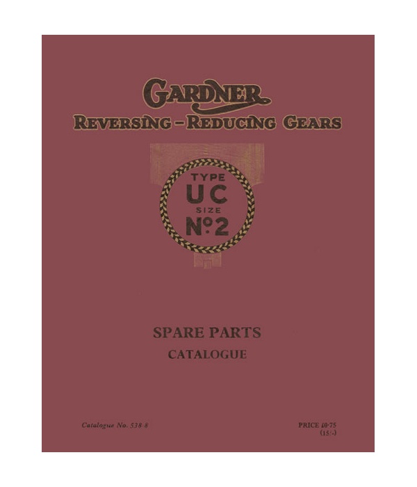 2UC Reversing Gearbox Parts Manual