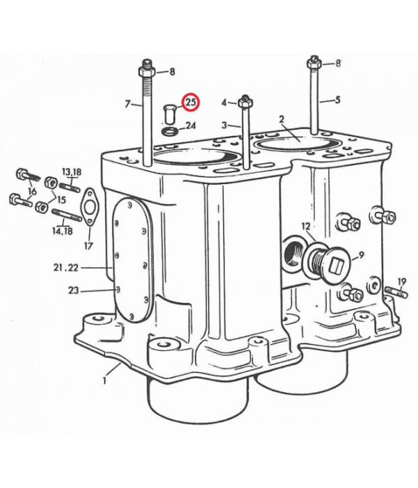 Water Jacket Connection Tube 