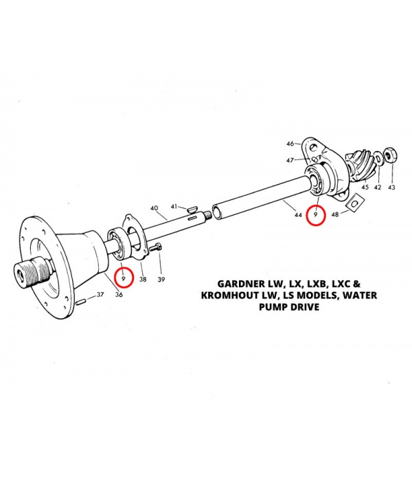 LW, LS, LX, LXB, LXC, L3 & L3B Ball Journal Bearing 