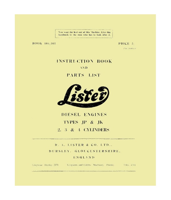 JP, JS & JK 2, 3 & 4 Cyl Industrial Manual